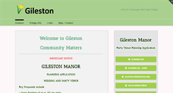 Desktop Screenshot of gileston.com